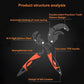 Multifunctional 12-inch Large Opening Universal Adjustable Wrench