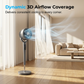 Remote Control Air Circulator Pedestal Fan