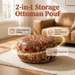 🎁 Hot Sale 49% OFF 🔥Multifunctional Storage Ottoman Pouf