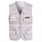 Men's V-Neck Multi-Pocket Mesh Vest