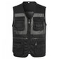 Men's V-Neck Multi-Pocket Mesh Vest