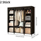 🔥Last Day Sale 49%🔥Easy-to-assemble wardrobe made of non-woven fabric