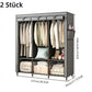 🔥Last Day Sale 49%🔥Easy-to-assemble wardrobe made of non-woven fabric