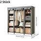 🔥Last Day Sale 49%🔥Easy-to-assemble wardrobe made of non-woven fabric