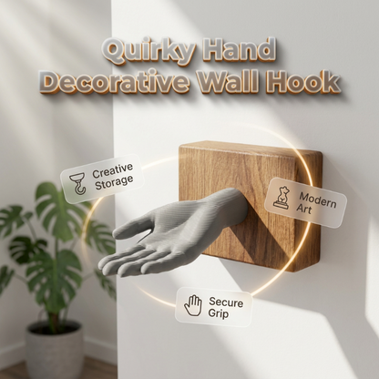 3D Printed Hand Shaped Decorative Screw