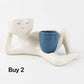 Quirky Ceramic Planter for Desktop Decor