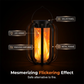 ☀️ Solar Flicker Flame Lantern - Waterproof & Automatic - Realistic warm light, perfect for patios, gardens or paths - no cable needed 🌙