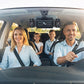 3-Channel 1080P Dash Cam with Rotatable Lenses