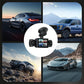 3-Channel 1080P Dash Cam with Rotatable Lenses