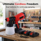 🎨🔋 Cordless paint sprayer – 2 batteries, versatile, for painting & gardening!