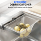 Foldable Sink Strainer Rack with Filter Nets