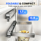 Foldable Sink Strainer Rack with Filter Nets
