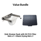 Foldable Sink Strainer Rack with Filter Nets