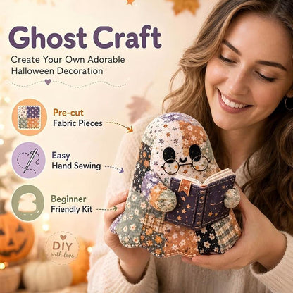Little Ghost's Cozy Halloween DIY Patchwork Kit