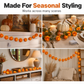 🌼LAST DAY SPECIAL £10.99! 🎃Artificial Marigold Flower LED String Lights – Waterproof 8 Lighting Modes, 20 LEDs Battery Powered, Decor for Halloween, Day Of The Dead Altar, Porch & Indoor Festival Decor