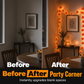 🌼LAST DAY SPECIAL £10.99! 🎃Artificial Marigold Flower LED String Lights – Waterproof 8 Lighting Modes, 20 LEDs Battery Powered, Decor for Halloween, Day Of The Dead Altar, Porch & Indoor Festival Decor