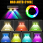 💡Solar Outdoor Wall Light – 3 Color & Rainbow🌈Waterproof