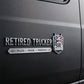 🎁Hot Sale 49% OFF🔥Retired Truck Driver Car Emblem Badge