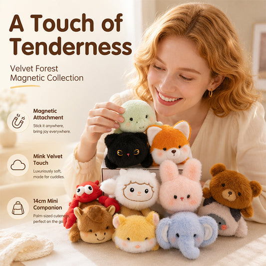Lovely Plushie Fridge Magnet Doll