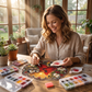 DIY Cardinals & Sunrise Diamond Art Hanging Kit