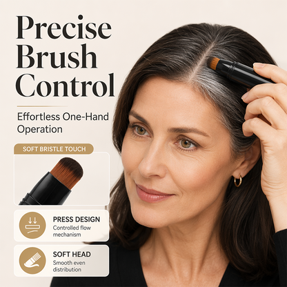 ✨ Instant Gray Hair Cover Pen – Quick Root Touch-Up for Natural-Looking Color