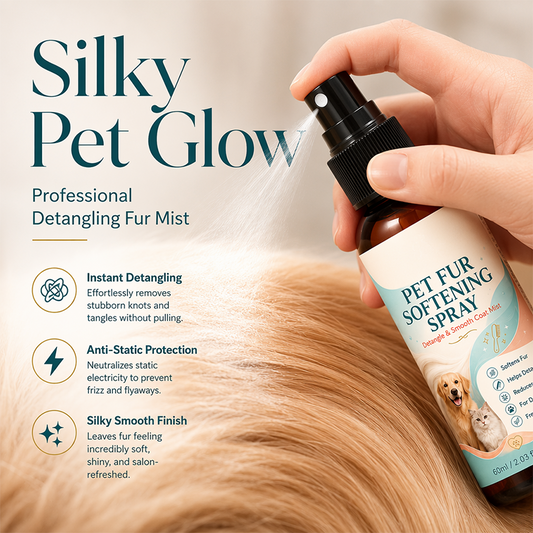 🐶 Enjoy 50% off now! ✨Gentle Pet Coat Detangling & Anti-Static Spray