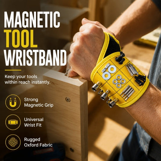 Magnetic Wristband for Holding Screws