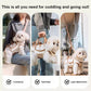 🐾 LIMITED-TIME 49% OFF! 🎒 Portable Breathable Pet Carrier Sling & Backpack – 2-in-1, Padded Strap, Adjustable 🚶