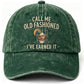 Unisex Vintage Washed Adjustable Baseball Cap