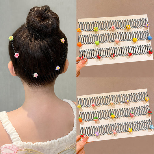 ⏳Limited-time 50% off⏰Kids Cute Invisible Hair Comb Clip