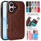 Elegant Floral Card Holder Phone Case