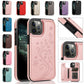 Elegant Floral Card Holder Phone Case