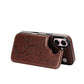 Elegant Floral Card Holder Phone Case