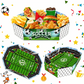 Soccer Stadium Snack Tray 3-Piece Set