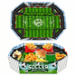 Soccer Stadium Snack Tray 3-Piece Set