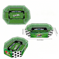 Soccer Stadium Snack Tray 3-Piece Set