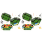 Soccer Stadium Snack Tray 3-Piece Set