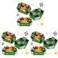 Soccer Stadium Snack Tray 3-Piece Set