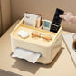 Multi-Functional Tissue Box Cover with Storage