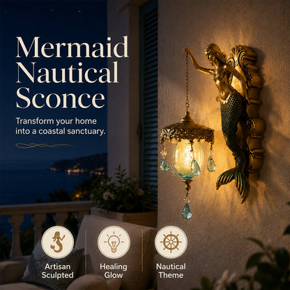 Vintage Mermaid Wall Sconce