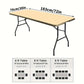 Fitted Spandex Table Cover for Rectangular & Square Tables
