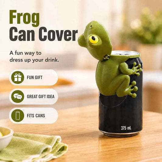 🐸Cute Frog Can Topper