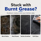 Glass Stove Cleaner Paste 80g with Sponge Burnt Stain Remover