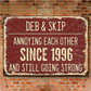 Vintage Style Wooden Hanging Sign