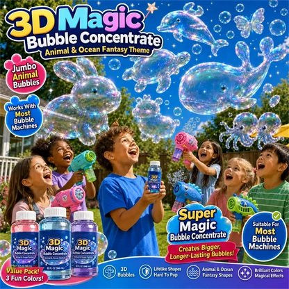 3D Magic Bubble Concentrate Bottle