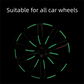 Popular Fluorescent Car Wheel Hub Tag