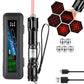 Portable Rechargeable Red & Green Laser Flashlight