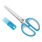 5-Blade Stainless Steel Herb Scissors with Protective Sheath