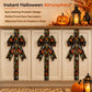 🎃✨ Limited Time Halloween Deal – LED Lighted Halloween Cabinet Bow Decoration | Glowing Pumpkin & Ghost Ribbon for Doors, Cabinets & Home Decor 👻