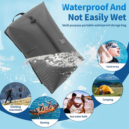 Reusable Vacuum Compressing Bag for Travel